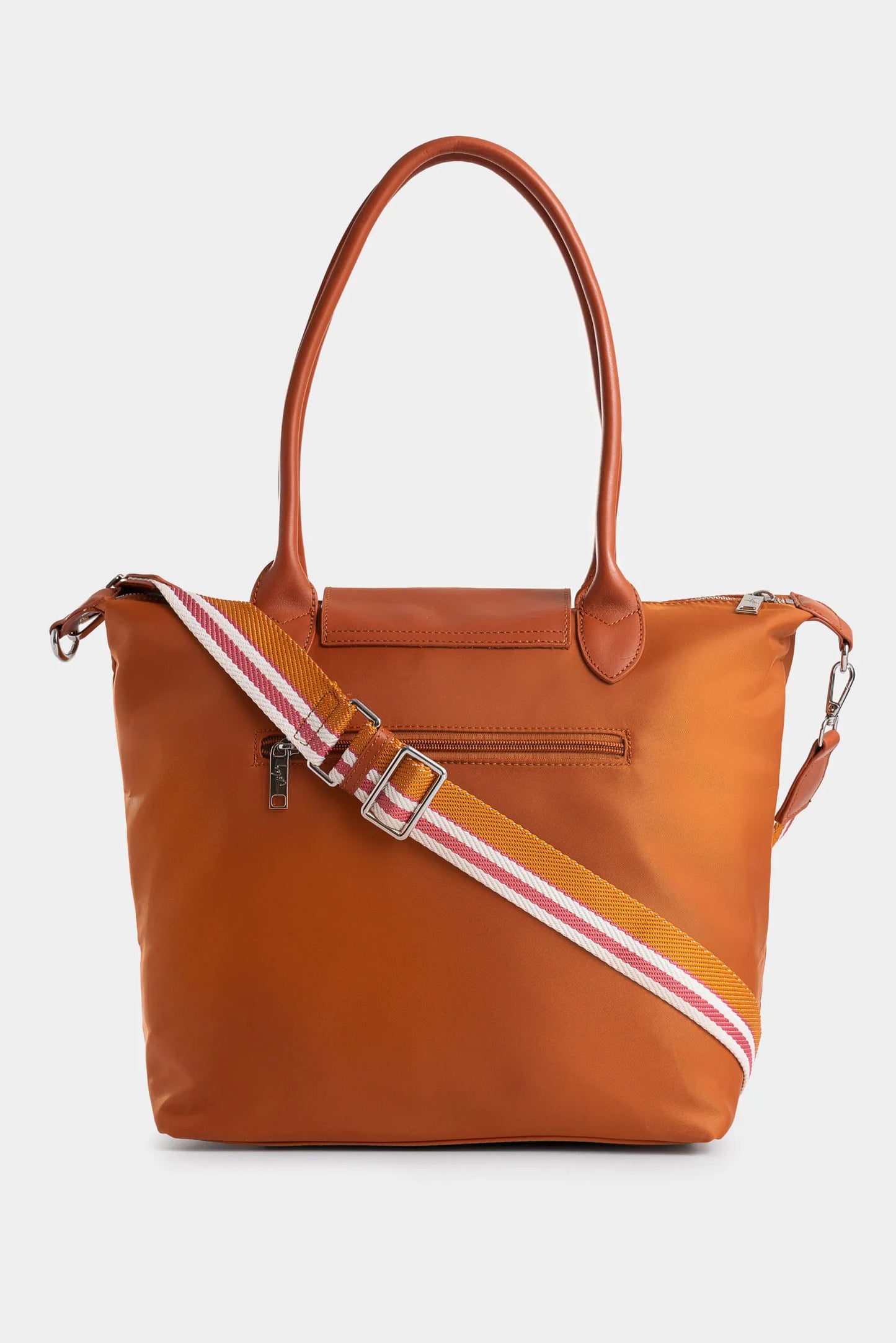 Cartera shopping odeón de cuero